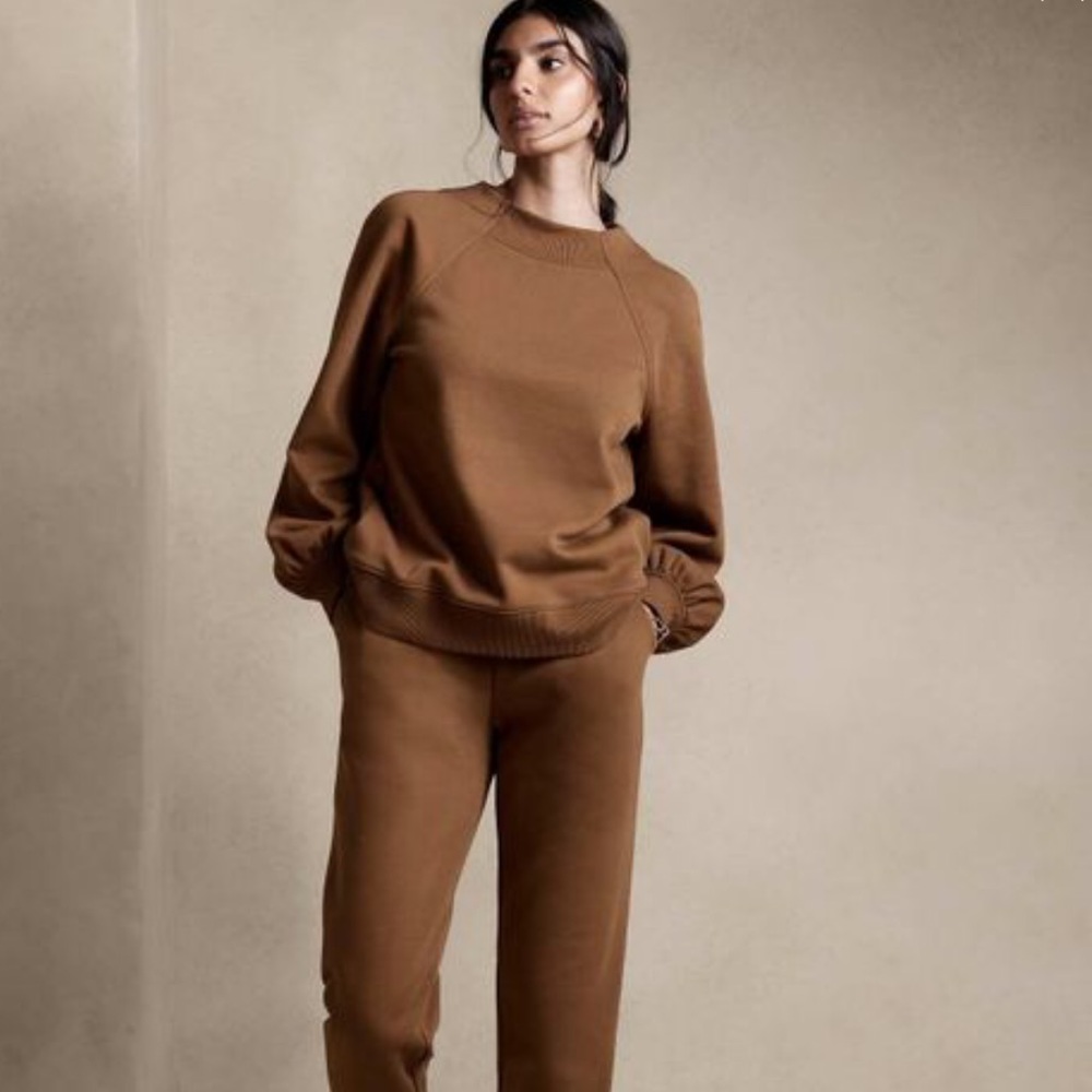 Banana Republic Fleece Mock neck sweater